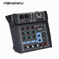 2020 Mini Console de Musique 4 Canaux Power Mixer avec USB Blue-t-ooth